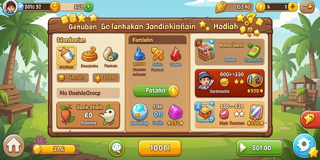 Interaksi sosial yang menarik dengan pemain lain.