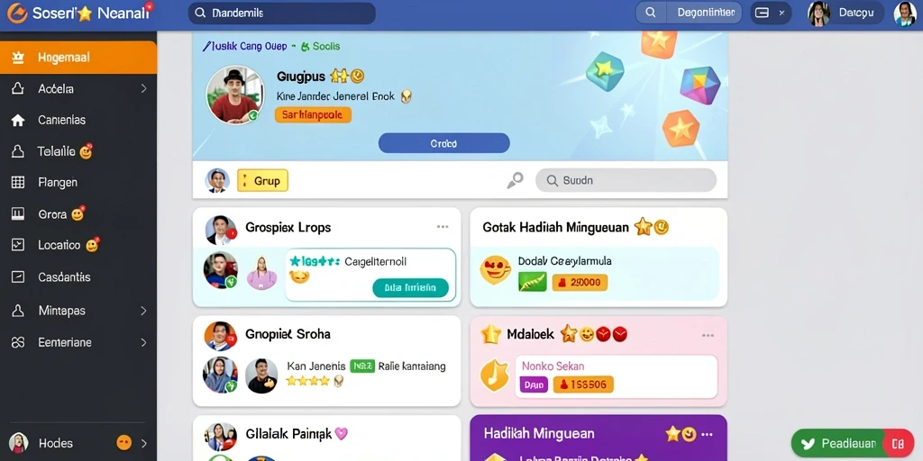 Komunitas aktif yang mendukung pemain baru.