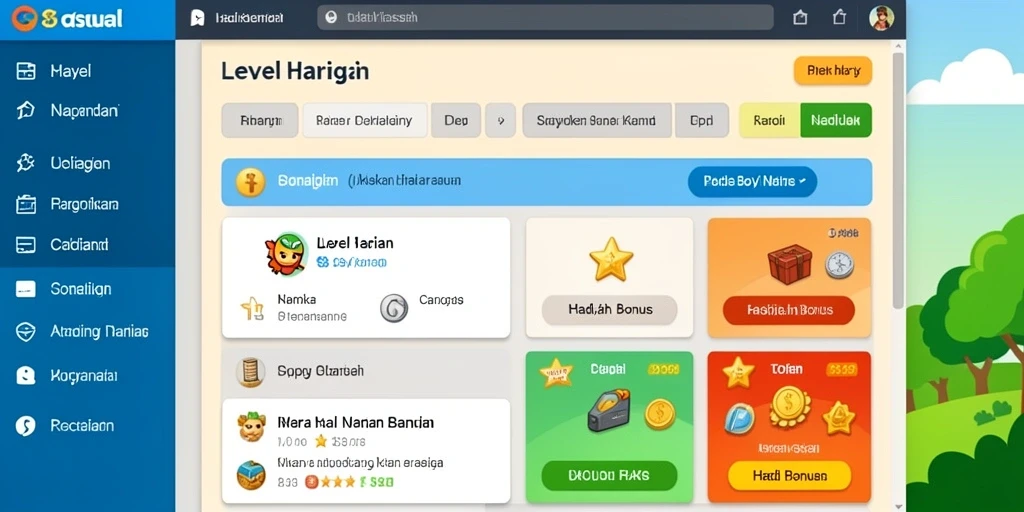 Screenshot memperlihatkan karakter dengan keterampilan unik.