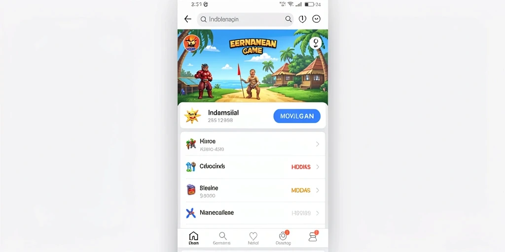 Tantangan menarik di setiap level permainan.