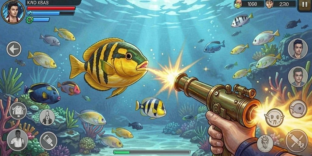 Tangkapan layar dari mode multiplayer yang seru.