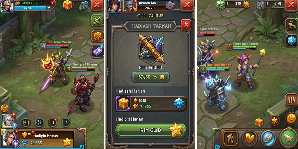 Screenshot menunjukkan interaksi multiplayer yang seru.